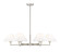Leila Six Light Chandelier in Brushed Nickel (224|74444RBN) Leila Six Light Chandelier in Brushed Nickel (224|74444RBN)