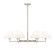 Leila Six Light Chandelier in Brushed Nickel (224|74444RBN)