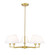 Leila Five Light Chandelier in Luxe Gold (224|74434RLG)