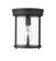 Thayer One Light Flush Mount in Matte Black (224|742F9MB)