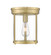 Thayer One Light Flush Mount in Luxe Gold (224|742F9LG)