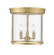 Thayer Three Light Flush Mount in Luxe Gold (224|742F13LG)