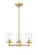 Thayer Three Light Chandelier in Luxe Gold (224|7423LG)