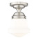 Vaughn One Light Flush Mount in Brushed Nickel (224|735F10BN)