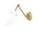Julia One Light Wall Sconce in Modern Gold (224|350SMGLD)