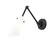Julia One Light Wall Sconce in Matte Black (224|350SMB)