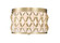 Harden Three Light Flush mount in Modern Gold (224|1948F12MGLD)