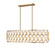 Harden Ten Light Linear Chandelier in Modern Gold (224|194842LMGLD)