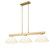 Cobalt Three Light Billiard in Modern Gold (224|152MGLDPWH)
