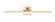 Liam LED Vanity in Modern Gold (224|100932WMGLDLED)