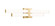 Zane LED Vanity in Modern Gold (224|100825WMGLDLED)