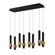 Reveal LED Linear Pendant in Black / Gold (86|E24758BKGLD)