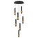 Reveal LED Pendant in Black / Gold (86|E24757BKGLD)