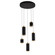 Cuff LED Pendant in Black / Gold (86|E22945BKGLD)