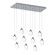 Dewdrop LED Linear Pendant in Polished Chrome (86|E2156618PC)