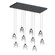 Dewdrop LED Linear Pendant in Black (86|E21566142BK)