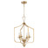 Maryse Four Light Entry in Aged Brass (19|8021480)