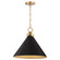 Jackson One Light Pendant in Matte Black|Aged Brass (19|68165980)