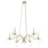 Lorelei Six Light Chandelier in Aged Silver Leaf (19|603660)