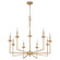 Eldorado Nine Light Chandelier in Aged Brass (19|6005980)