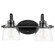 Reyes Two Light Vanity in Textured Black (19|5060269)