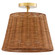 Robinson Three Light Semi Flush Mount in Aged Brass (19|28931380)
