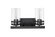Lunden Two Light Vanity in Matte Black (59|91022MB)