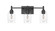 Arlett Three Light Vanity in Matte Black (59|4993MB)