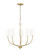 Kandor Five Light Chandelier in Vintage Brass (59|29905VB)