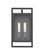 Agatha Two Light Outdoor Wall Sconce in Textured Black (59|270002TBK)