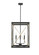 Terni Four Light Pendant in Matte Black/Painted Modern Gold (59|13704MBPMG)