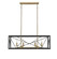 Surrey Six Light Chandelier in Matte Black/Vintage Brass (59|13306MBVB)
