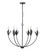 Primrose Six Light Chandelier in Matte Black (59|12706MB)