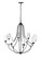 Eisley Eight Light Chandelier in Matte Black (59|12108MB)