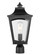 Curry One Light Outdoor Post Lantern in Powder Coated Black (59|10941PBK)
