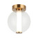 Belange LED Wall Sconce/Ceiling Mount in Aged Gold Brass (423|WX69611AGCL)