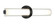SATCHIE LED Wall Sconce in Matte Black (423|S03518MB)