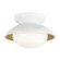 Hatley One Light Ceiling Mount in White (423|M13101WHOP)