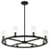 Westlock Eight Light Chandelier in Matte Black (423|C34008MB)