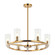 Westlock Six Light Chandelier in Aged Gold Brass (423|C34006AG)