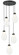 SERANNA Five Light Chandelier in Matte Black (423|C31905MB)