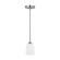 Emile One Light Mini Pendant in Brushed Steel (1|GLP1021BS)