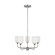 Emile Five Light Chandelier in Brushed Steel (1|GLC1085BS)