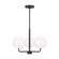 Rory Three Light Chandelier in Midnight Black (1|GLC1043MBK)