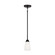 Seville One Light Mini Pendant in Midnight Black (1|6120201112)