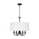 Seville Five Light Chandelier in Midnight Black (1|3320205112)