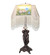 Reverse Painted One Light Table Lamp in Mahogany Bronze (57|271953)