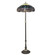 Tiffany Hanginghead Dragonfly Three Light Floor Lamp in Antique Brass Gloss Powder Coat (57|271733)