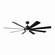 Aura 72''Ceiling Fan in Matte Black (441|FRW230372LMB)