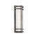 Skyscraper LED Outdoor Wall Sconce in Black (281|WSW6861827BK)